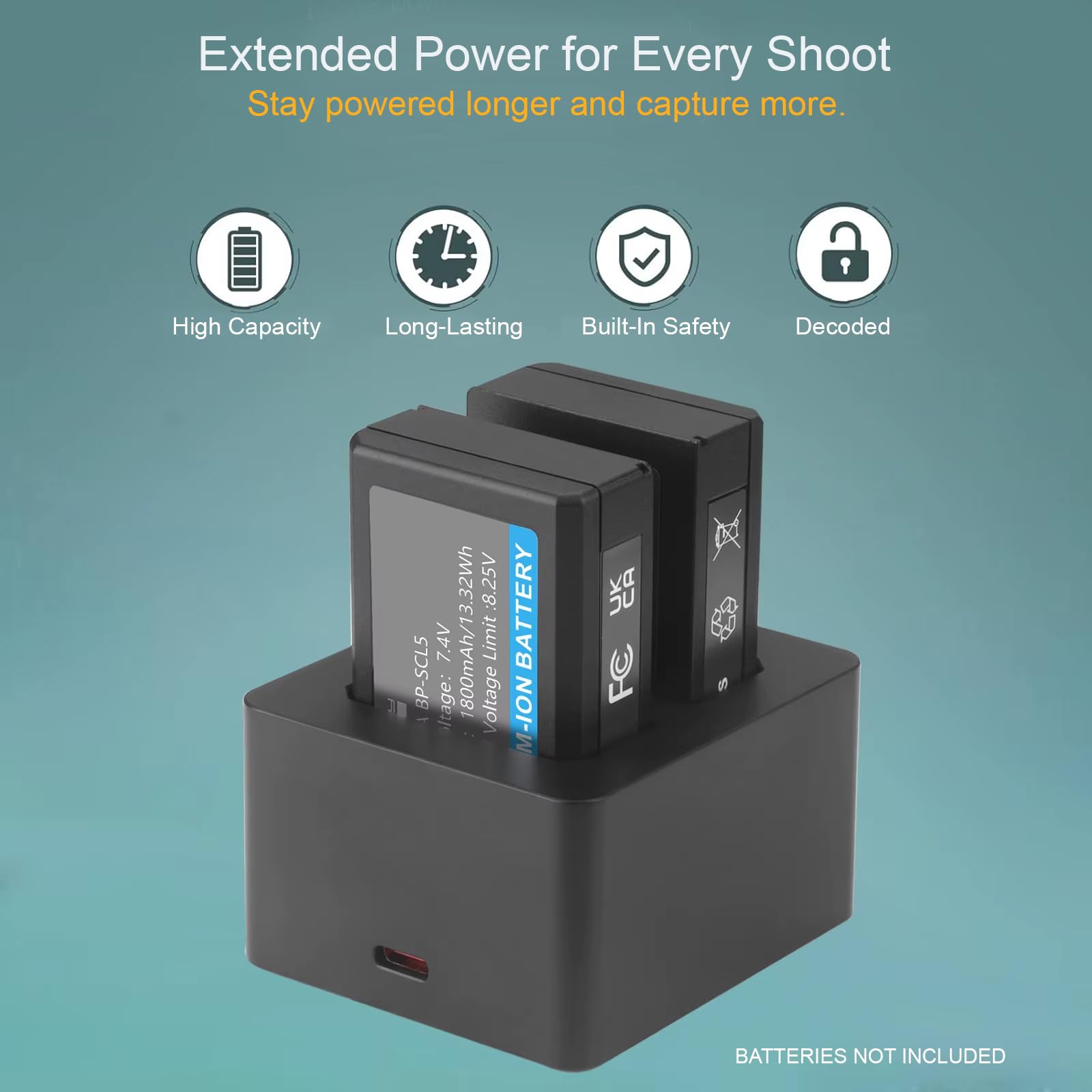 Amazon.com : USB Dual Travel Charger for Leica BP-SCL5 Batteries